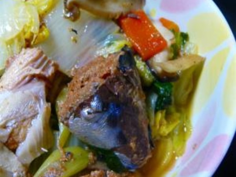 サバ缶で簡単☆野菜の炒め煮